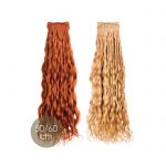 Cabello tejido 50/60cm 100g Rizado