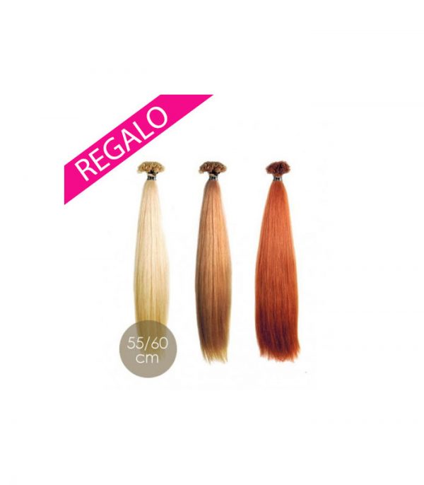 Cabello con keratina 55/60cm 10pz.