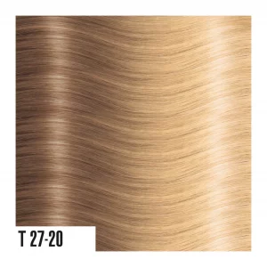 Color de las extensiones de pelo californianos T27.20 Rubio Dorado/Rubio Platino
