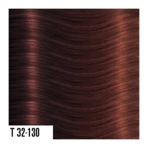 Color de las extensiones de pelo californianos T32.130 Castaño Caoba/Rubio Claro Rojo Caoba