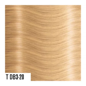 Color de las extensiones de pelo californianos TDB3.20 Rubio Dorado/Rubio Platino