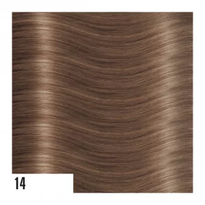 Color 14 de extensiones de pelo natural