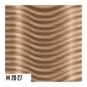 Color de las extensiones de pelo mechado M20.27 Rubio Platino/Rubio Dorado Medio