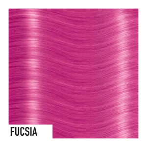Color de extensiones de pelo en color rosa fucsia