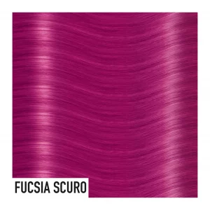 Color de extensiones de pelo en color rosa fucsia oscuro