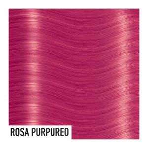 Color de extensiones de pelo en color rosa púrpura