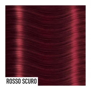 Color de extensiones de pelo en color rojo oscuro tinto