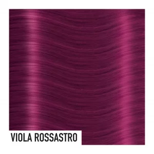 Color de extensiones de pelo en color violeta rosado